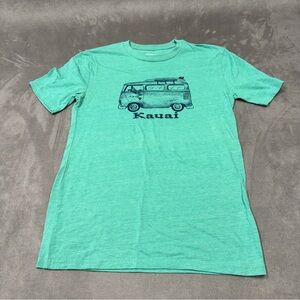 Blue 84 Kauai Graphic Tee shirt top in Mint Green Mens S surf van streetwear